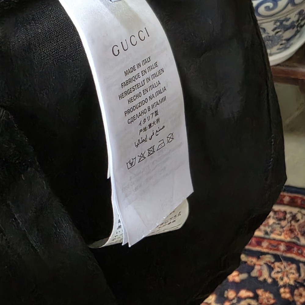 2024 Edition Gucci GG Flocked Print 100% Cotton T-shirt XL - Picture 10 of 16